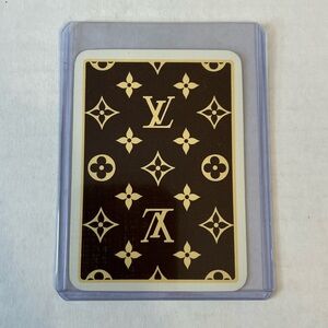 Louis Vuitton LV Playing Card Authenic‎ 9 of spades